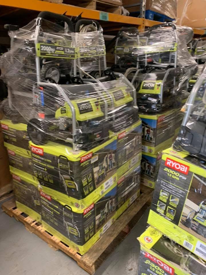 Buy Wholesale Ryobi Power Washer Liquidation Pallets Near Me