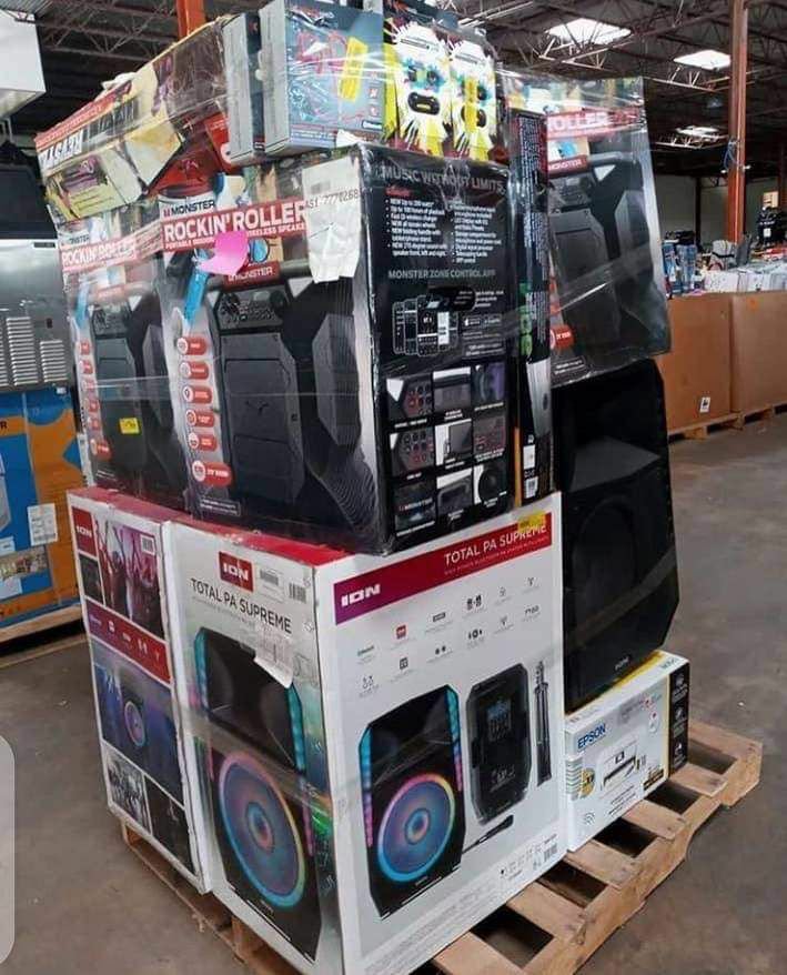 Buy Wholesale Speakers Liquidation Pallets near me | Bulk Audio Equipment